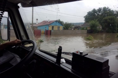 Спасатели Хабаровского края прибыли в Приморье и приступили к обустройству лагеря Информационное подразделение Амурского спасательного центра МЧС России